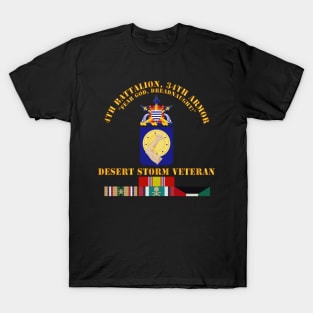 4th Bn, 34th Armor - Desert Storm Veteran T-Shirt